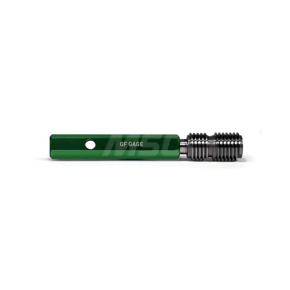 Thread Setting Go/No Go Gages; Type: Hilo Thread Setting Plug Gage; Go/No Go: Go; Thread Size: 1/2-20; Classification: 2A; Calibrated: No; Traceability Certification Included: Certificate of Compliance; Thread Type: UNF; Handle Size: 2; Material: High Spe