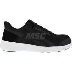 Work Boot: Size 10, 2-3/4″ High, Composite, Composite Toe Black & White, Medium Width