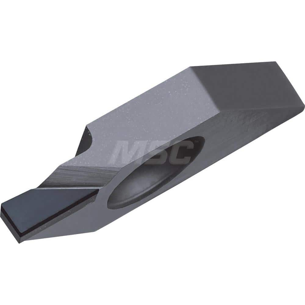 Grooving Insert: TKF12AS KPD001, Polycrystalline Diamond Right Hand, 2 mm Cutting Width, 5 mm Max Depth, Series KTKF