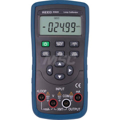 Circuit Continuity & Voltage Testers; Tester Type: Current Calibrator; Maximum Voltage: 28Vdc; Display Type: 5 digit LCD; Power Supply: AA Battery; Includes: Alligator Clips; Test Leads; Battery; Protective Holster; Standards: CE Certified; Basic Dc Accur