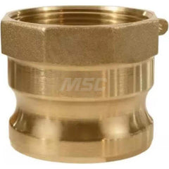 A Type Quick Coupling: 6″ Hose ID, 6″ Part A, Brass