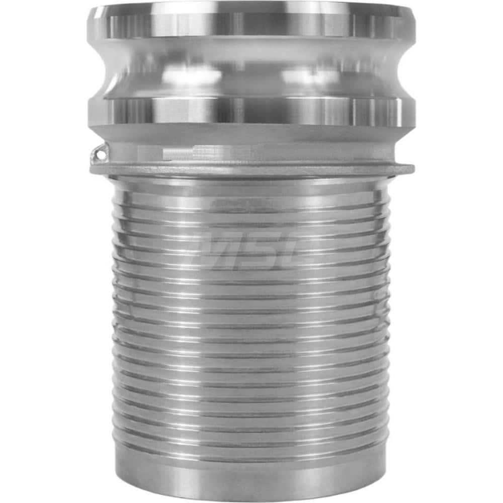E Type Quick Coupling: 5″ Hose ID, 5″ Part E, Stainless Steel