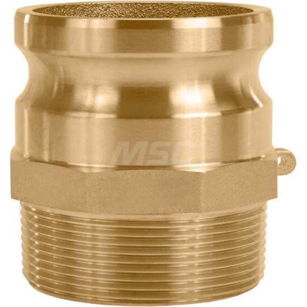 F Type Quick Coupling: 6″ Hose ID, 6″ Part F, Brass