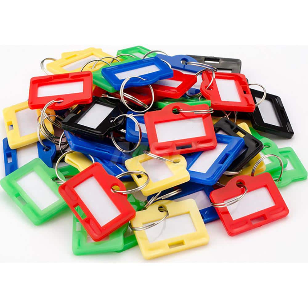 Small Assorted Key Tags 50 Pack For Key Cabinets