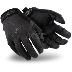 Puncture-Resistant Gloves: Size XL, ANSI Puncture 2 Black, Smooth Grip