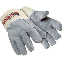 Cut & Puncture-Resistant Gloves: Size XL, ANSI Cut A5, ANSI Puncture 5 White & Gray
