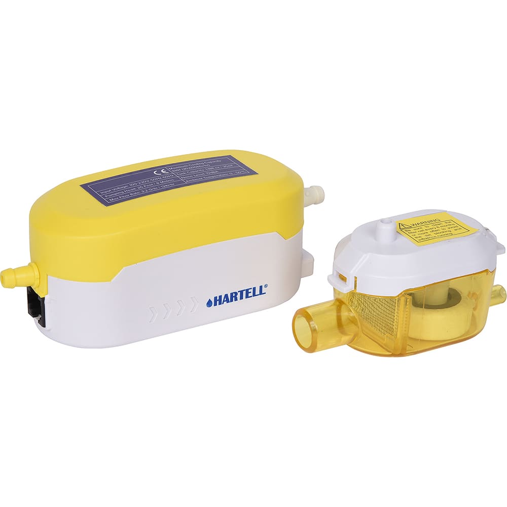 Hartell - Condensate Systems Type: Mini-Split Condensate Pump Voltage: 100-230 - Exact Industrial Supply