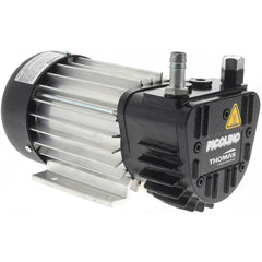 Thomas - Rotary Vane-Type Vacuum Pumps Voltage: 115 VAC Length (Decimal Inch): 10.3900 - Exact Industrial Supply