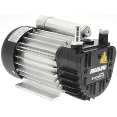 Thomas - Rotary Vane-Type Vacuum Pumps Voltage: 115 VAC Length (Decimal Inch): 9.8000 - Exact Industrial Supply