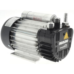 Thomas - Rotary Vane-Type Vacuum Pumps Voltage: 115 VAC Length (Decimal Inch): 9.8000 - Exact Industrial Supply