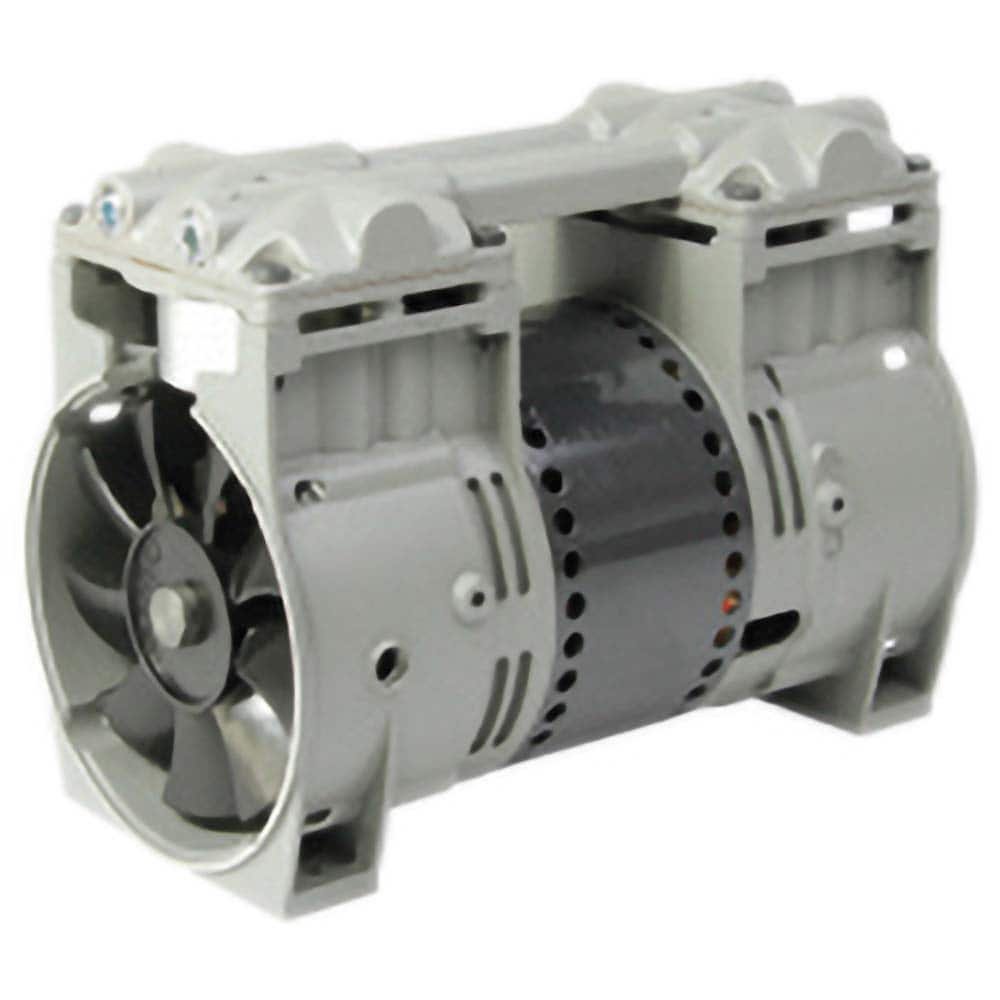 Thomas - Piston-Type Vacuum Pumps Type: Vacuum & Compressor Voltage: 115 VAC - Exact Industrial Supply