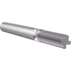 Helical Flute Thread Mill: #2, Internal & External, 3 Flute, Solid Carbide TiAlN Coated