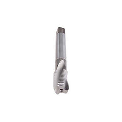 Spiral Flute Tap: M12 x 1.00, MF, 3 Flute, Bottoming, 6H Class of Fit, Cobalt, Bright/Uncoated Right Hand Flute, Right Hand Thread, D5, Series C0461000