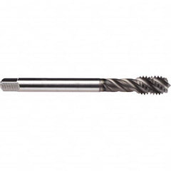 Spiral Flute Tap: 1-3/4-5, UNC, 6 Flute, Modified Bottoming, 2B Class of Fit, Cobalt, GLT-1 Finish 1.772″ Thread Length, 8.661″ OAL, Right Hand Flute, Right Hand Thread, H9, Series CU50C400