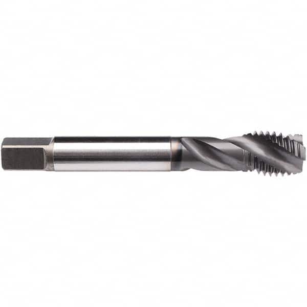 Spiral Flute Tap: 3/4-16, UNF, 4 Flute, Modified Bottoming, 2B Class of Fit, Cobalt, GLT-1 Finish 0.984″ Thread Length, 4.331″ OAL, Right Hand Flute, Right Hand Thread, H6, Series CU50C300