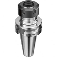 Collet Chuck: 2 to 20 mm Capacity, ER Collet, Taper Shank 60 mm Projection, 0.003 mm TIR, Balanced to 25,000 RPM, Through Coolant