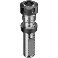 Collet Chuck: 2 to 20 mm Capacity, ER Collet, 30 mm Shank Dia, Straight Shank 50 mm Projection, 0.003 mm TIR, Through Coolant