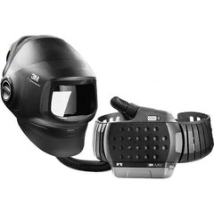 Welding Helmet: Black, PPA Black, PPA, 6.6929″ Window Width x 4.0945″ Window Height, Lift Front, Clear Lens