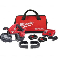 Milwaukee Tool - Cordless Portable Bandsaws Voltage: 18 Battery Chemistry: Lithium-Ion - Exact Industrial Supply