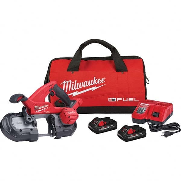 Milwaukee Tool - Cordless Portable Bandsaws Voltage: 18 Battery Chemistry: Lithium-Ion - Exact Industrial Supply