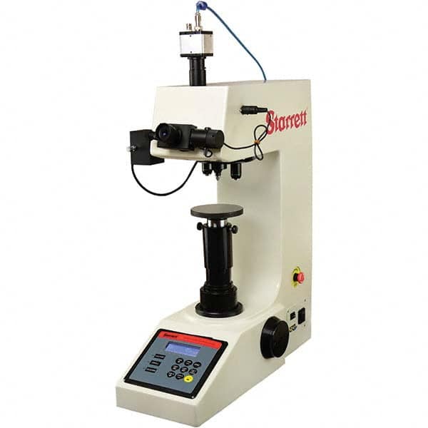 Starrett - Bench Top Hardness Testers Scale Type: Macro Vickers Minimum Hardness: 1HV - Exact Industrial Supply