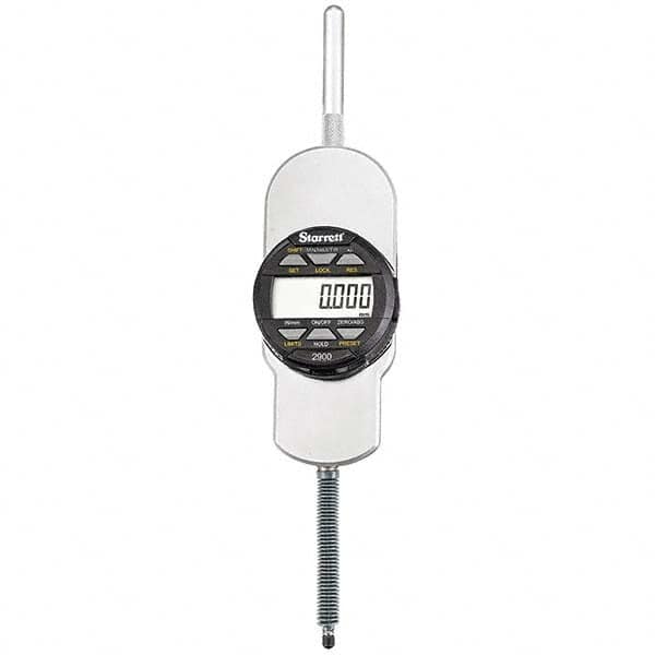 Starrett - Electronic Test Indicators Resolution (Decimal Inch): 0.00005 Minimum Measurement (Decimal Inch): 0.0000 - Exact Industrial Supply