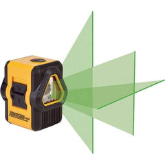 Johnson Level & Tool - Laser Levels Level Type: Self Leveling Cross Line Laser Maximum Measuring Range (Miles): 0.009 - Exact Industrial Supply