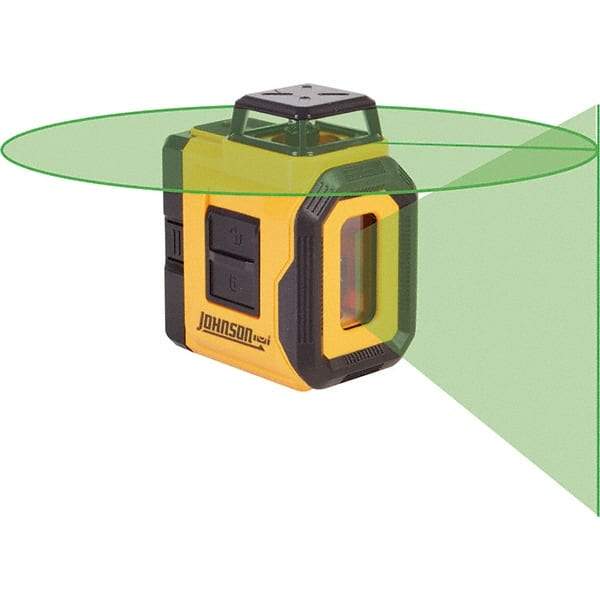 Johnson Level & Tool - Laser Levels Level Type: Self-Leveling w/Plumb Line Maximum Measuring Range (Miles): 0.009 - Exact Industrial Supply