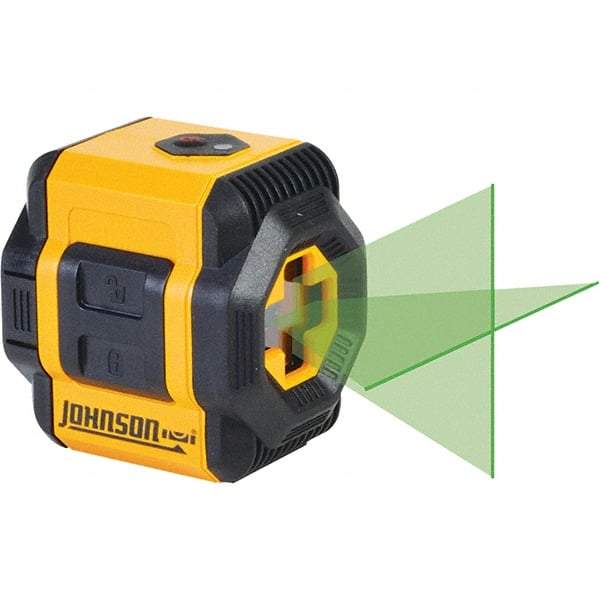 Johnson Level & Tool - Laser Levels Level Type: Self Leveling Cross Line Laser Maximum Measuring Range (Miles): 0.006 - Exact Industrial Supply