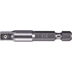 VEGA Industries - Hex Drive Handles, Holders & Extensions Type: Hex Adapter Style: Ball Lock - Exact Industrial Supply