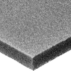 Closed Cell Polyethylene Foam: 2″ Thick, 24″ Wide, 24″ Long, Gray Acrylic Adhesive Backing