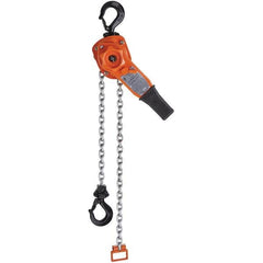 CM - 2,000 Lb Capacity, 10' Lift Height, Chain Manual Lever Hoist - Exact Industrial Supply