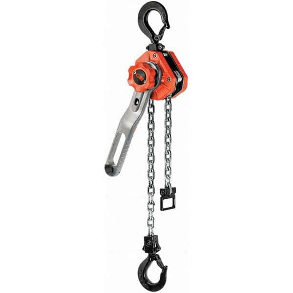 CM - 6,614 Lb Capacity, 15' Lift Height, Chain Manual Lever Hoist - Exact Industrial Supply