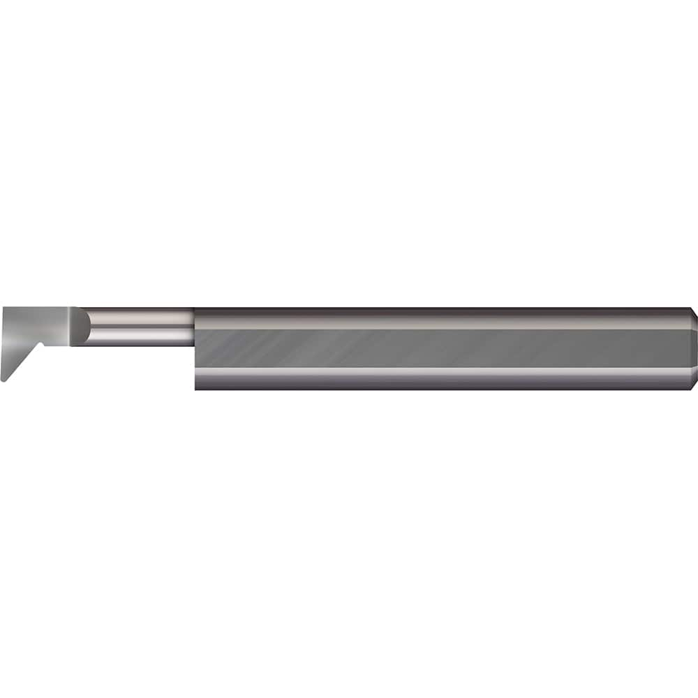 Profiling Tools; Minimum Bore Diameter (Decimal Inch): 0.1100; Maximum Bore Depth (Decimal Inch): 0.3000; Radius: 0.0050; Overall Length (Decimal Inch): 1-1/2; Shank Diameter (Inch): 1/8; Projection: Projection; Finish/Coating: Uncoated; Projection (Decim