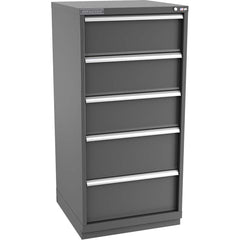 Champion Tool Storage - Modular Storage Cabinets; Type: Eye-Level Standard Width Drawer Cabinet ; Number of Drawers: 5.000 ; Height (Inch): 59-1/2 ; Width (Inch): 28-1/4 ; Depth (Inch): 28-1/2 ; Color: Dark Gray - Exact Industrial Supply