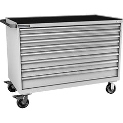 Storage Cabinet: 56-1/2″ Wide, 28-1/2″ Deep, 43-1/4″ High 440 lb Capacity, 8 Drawer