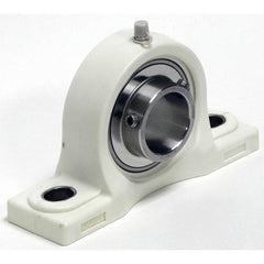Shuster - SUCTP206-19, 1-3/16" ID, 163.5mm OAL x 83.5mm OAH46mm Wide, Ball Bearing Pillow Block - Exact Industrial Supply