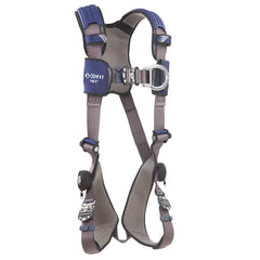 DBI/SALA - Harnesses; Style: Vest; Tower Climbling; Construction; General Industrial; Mining; Oil & Gas; Transportation; Utilities; Wind Energy ; Size: Large ; Capacity (Lb.): 420 ; Features: Hybrid Shoulder; Back And Leg Comfort Padding ; Material: Repe - Exact Industrial Supply