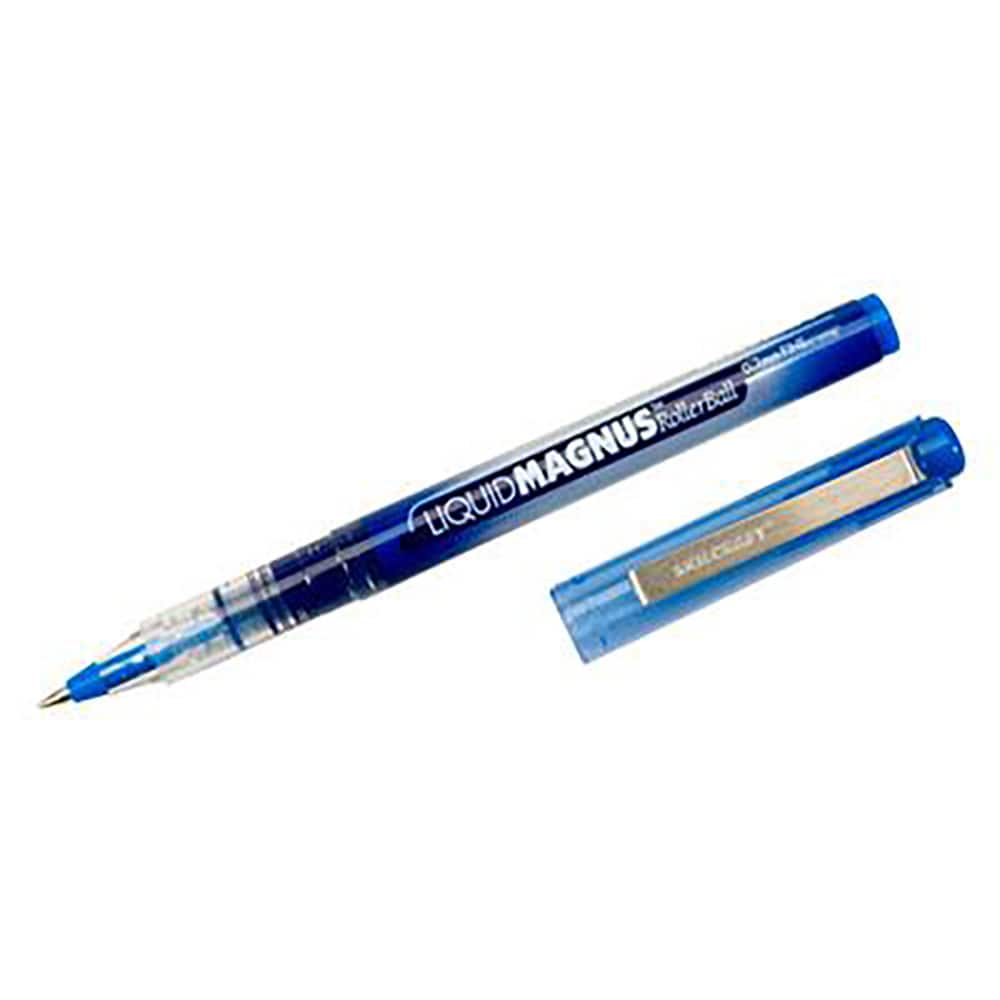 Ability One - Pens & Pencils; Type: Rollerball Pen ; Color: Blue ; Tip Type: 0.7MM - Exact Industrial Supply