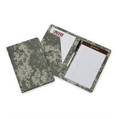 Ability One - Portfolios, Report Covers & Pocket Binders; Three Hole Report Cover Type: Pad Folio ; Width (Inch): 9 ; Length (Inch): 12 ; Color: Camouflage - Exact Industrial Supply