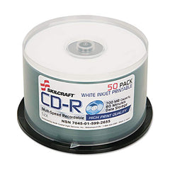 Ability One - Office Machine Supplies & Accessories; Office Machine/Equipment Accessory Type: CD-R Discs ; For Use With: CD/DVD ; Storage Capacity: 700MB - Exact Industrial Supply