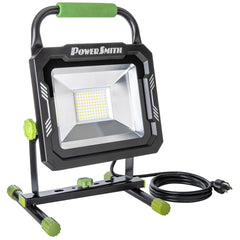 PowerSmith - 100 Watt Stand Mount Electric Portable LED Light - Exact Industrial Supply
