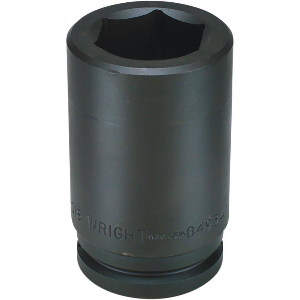 Wright Tool & Forge - Impact Sockets; Drive Size: 1-1/2 ; Size (mm): 65.0000 ; Type: Deep ; Style: Impact Socket ; Style: Impact Socket ; Style: Impact Socket - Exact Industrial Supply