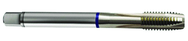 M5x0.50 6H 3-Flute Cobalt Blue Ring Spiral Point Plug Tap-Bright - Exact Industrial Supply