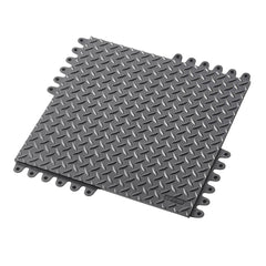 Anti-Fatigue Mat:  36.0000″ Length,  6.0000″ Wide,  3/4″ Thick,  Nitrile Rubber,  Interlocking Edge,  Heavy Duty Ribbed,  Yellow,  Wet/Dry and Oily Areas