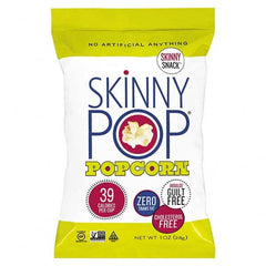 SkinnyPop Popcorn - Snacks, Cookies, Candy & Gum Breakroom Accessory Type: Popcorn Breakroom Accessory Description: Popcorn, Original, 1 oz Bag, 12/Carton - Exact Industrial Supply