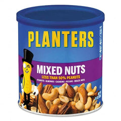 Planters - Snacks, Cookies, Candy & Gum Breakroom Accessory Type: Nuts Breakroom Accessory Description: Mixed Nuts, 15 oz Can - Exact Industrial Supply