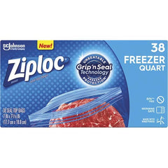 Ziploc - Reclosable Food & Sandwich Bags Volume Capacity: 1 Qt. Width (Inch): 6.970 - Exact Industrial Supply