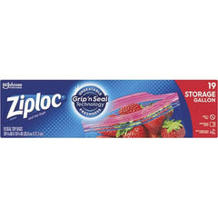 Ziploc - Reclosable Food & Sandwich Bags Volume Capacity: 1 Gal. Width (Inch): 9-3/8 - Exact Industrial Supply