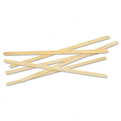 ECO PRODUCTS - Coffee, Tea & Accessories Breakroom Accessory Type: Coffee Stirrers Breakroom Accessory Description: Renewable Wooden Stir Sticks - 7" 1000/Pack 10 Pk/Carton - Exact Industrial Supply